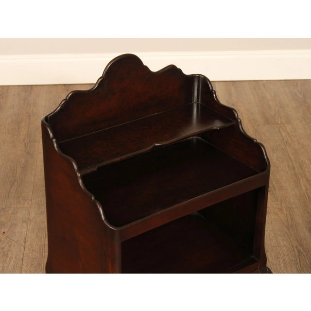 Queen Anne 1930s Queen Anne Style Mahogany Bookstand For Sale - Image 3 of 12
