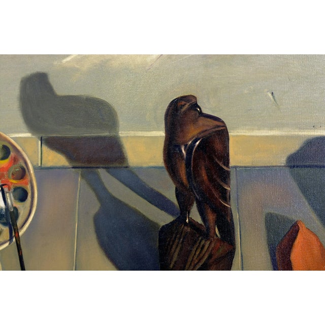 Maximilian Ciccone, Composition, Oil on Canvas For Sale - Image 4 of 8