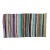 2010s Colorful Striped Sari Rug For Sale - Image 5 of 5