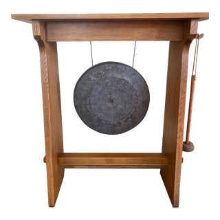 Stickley Dinner Gong Oak Onondaga Finish #89-812 For Sale