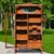 Antique Oak Side-by-Side Secretary Desk | Bookcase | China Cabinet | Larkin-Style For Sale - Image 6 of 15