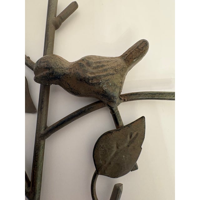 Folk Art Vintage Tree Branch Wall Art With Hooks Attribuuted to Jere' Style - A Pair For Sale - Image 3 of 3