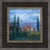 Blue Modern Impressionist, Tuscan Landscape Oil Painting For Sale - Image 8 of 9