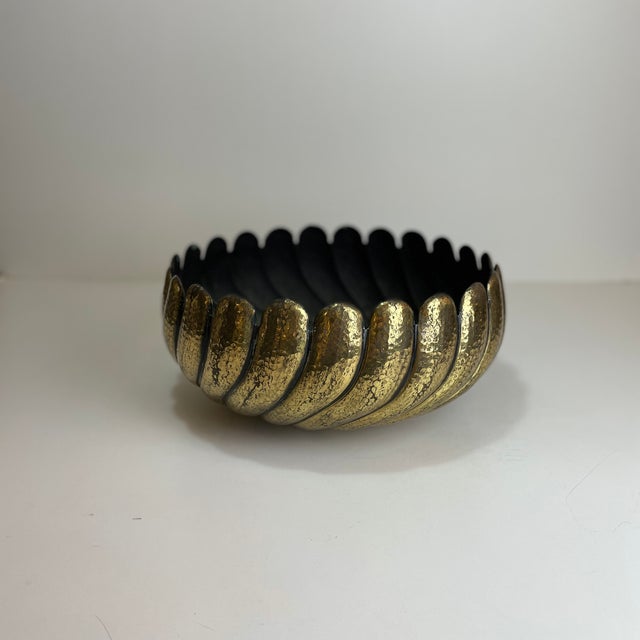 Italian Brass Bowl in the style of Egidio Casagrande, 1970s For Sale - Image 15 of 17