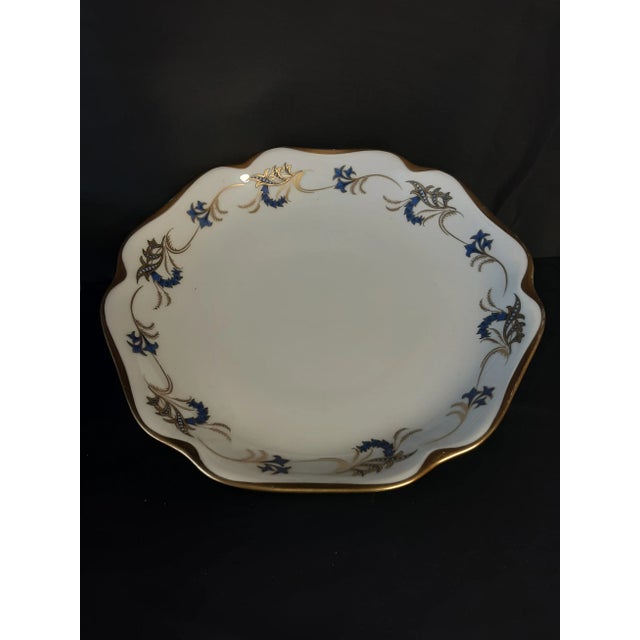 KPM Porcelain Pair of Vintage Kpm Dessert Trays For Sale - Image 4 of 6