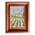 1970s Original French Oil Painting of Lavender Fields in Provence, Framed Impressionist Landscape For Sale