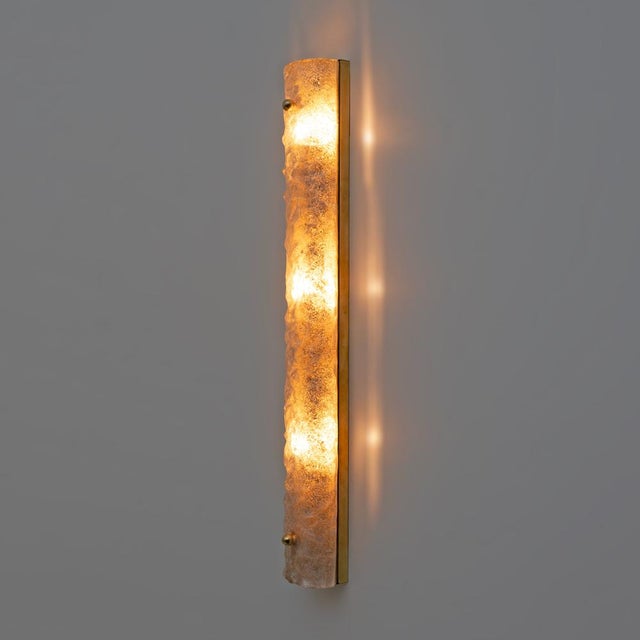 Modern Brass and Murano Glass Scavo Sconces, 2000, Set of 2 For Sale - Image 6 of 12