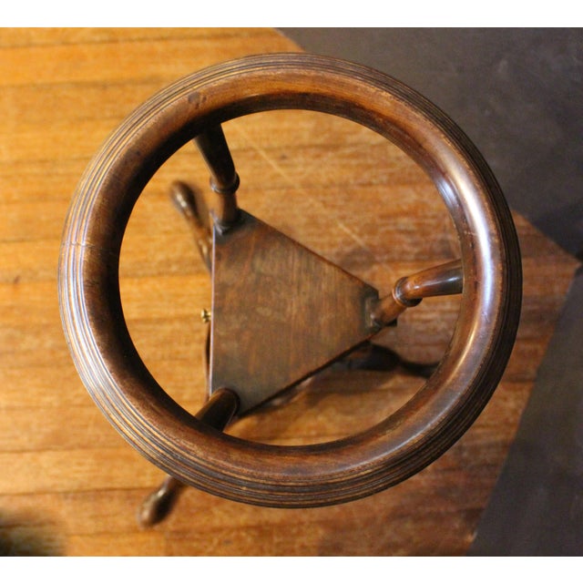 Traditional Circa 1750-80 English Georgian Basin or Wig Stand Table For Sale - Image 3 of 11