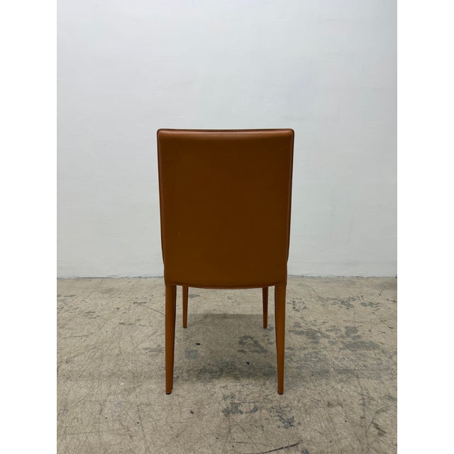 G.&r. Fauciglietti Latina High Back Leather Dining or Side Chair for Frag, Italy For Sale In Miami - Image 6 of 15
