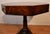 1930s Antique Weiman English Regency Mahogany Leather Top Side Table End Accent Table For Sale - Image 10 of 17