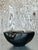 Add a touch of sculptural drama to your space with this signed vintage black art glass bowl by R. Benedetti. Featuring an...