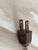 1970s Mid-Century Modern Swag Lamp Light With Smoked Lucite & Wood Panels For Sale - Image 9 of 12
