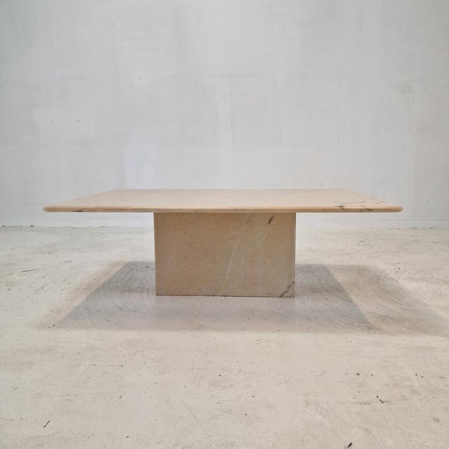 Italian Marble Coffee Table, 1980s For Sale - Image 12 of 18