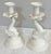 Ceramic Vintage Porcelain Dolphin Candlesticks- A Pair For Sale - Image 7 of 16