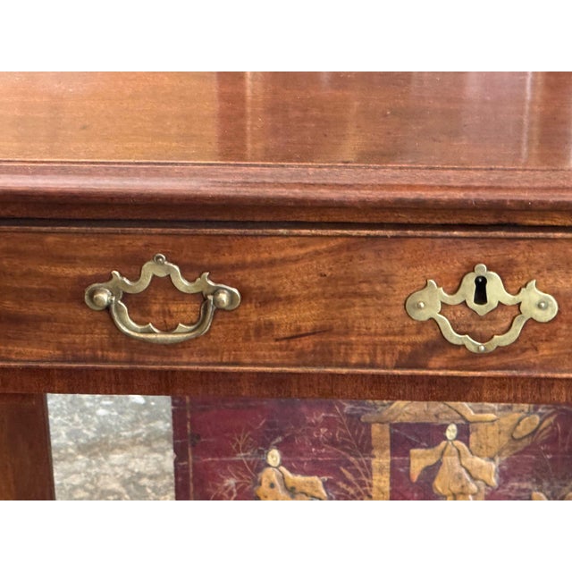 Late 18th Century George III Mahogany Side Table With Pierced Brackets For Sale - Image 13 of 13