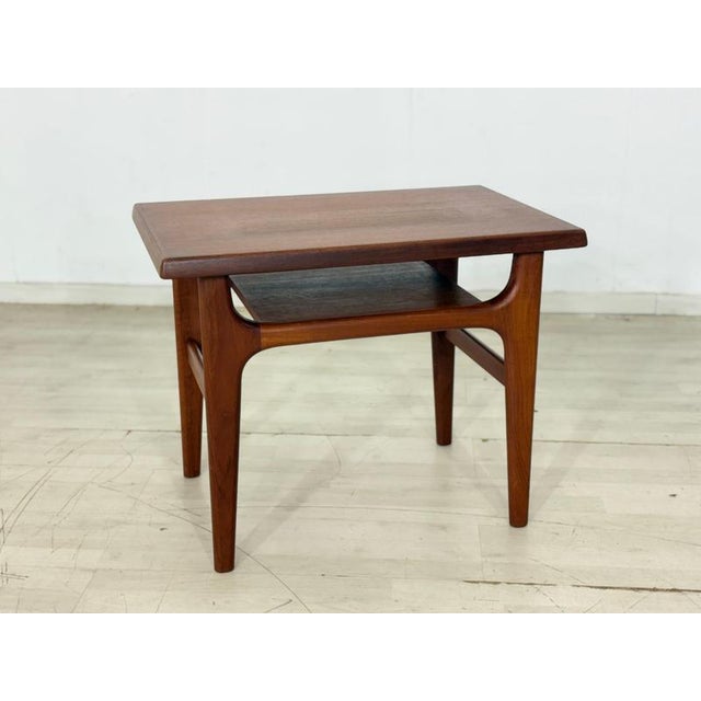 Mid-Century Danish Side Table in Teak by Niels Bach, 1960s For Sale - Image 11 of 11