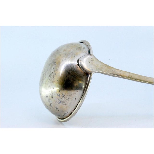 Silver Silver Soup Ladle with Friezes and Reliefs For Sale - Image 8 of 9