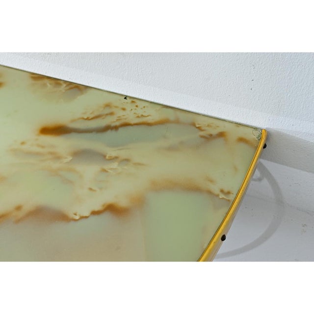 Mid-Century Modern French Mid Century Mirror and Console Set For Sale - Image 3 of 17