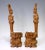 Large Austronesian Tiki Hand Carved Teak Figural Water Dippers / Ladles / Vases, a Pair For Sale - Image 10 of 11