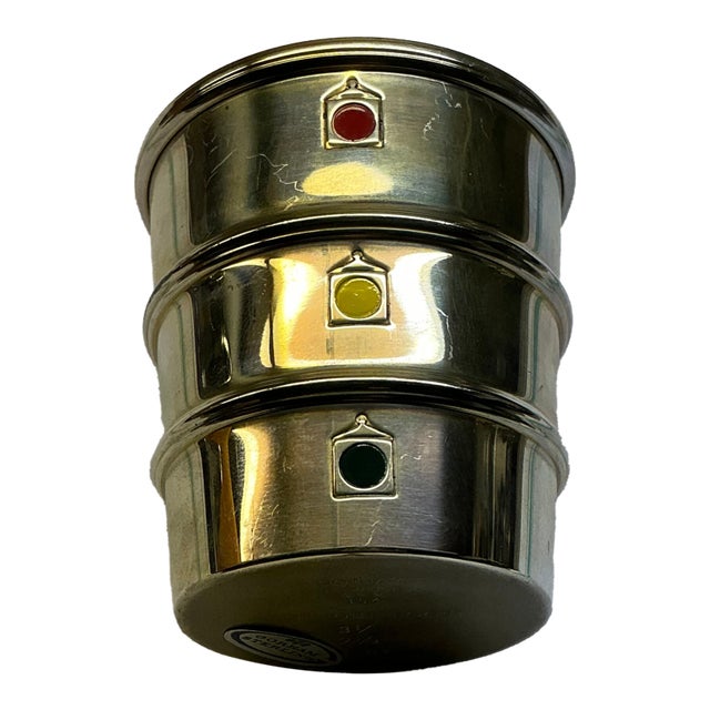 Vintage Gotham Sterling Silver “Stoplight” Jigger For Sale