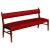 Red Italian Wooden Bench, 1950s For Sale - Image 8 of 8