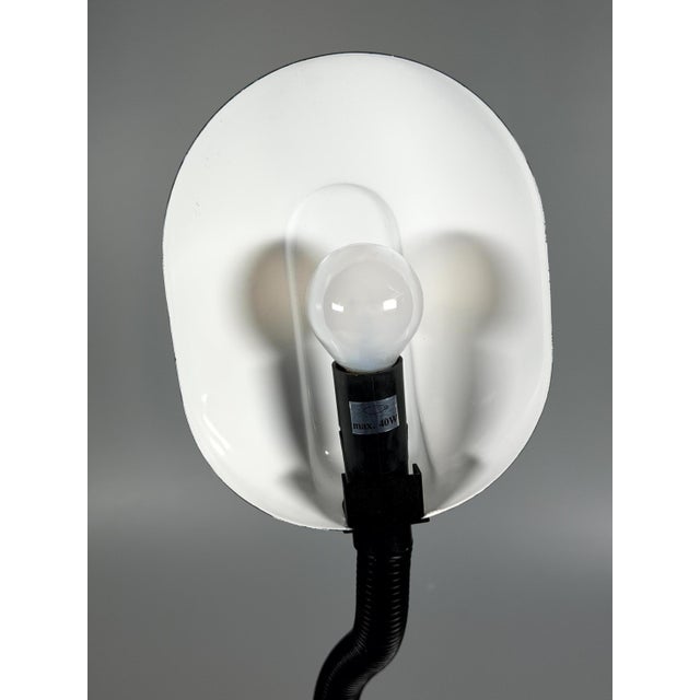 Space Age Adjustable Gooseneck Table Lamp in Metal and Plastic, 1960s For Sale - Image 9 of 12