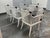 2010s Cb2 Mae Rattan Dining Armchairs, Set of Six For Sale - Image 5 of 12