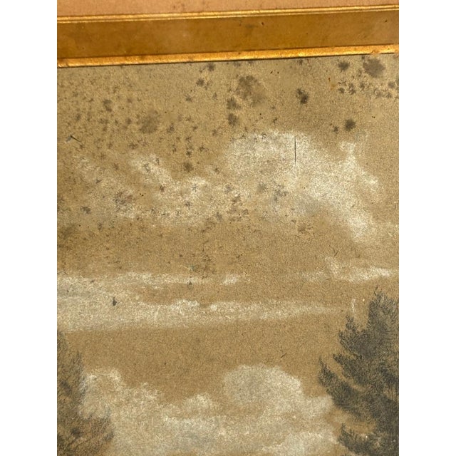 Émile François Michel, Figures by the Water, 1800s, Paper For Sale - Image 10 of 13