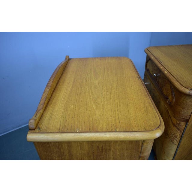 Art Deco Bedside Tables, Czechoslovakia, 1939, Set of 2 For Sale - Image 14 of 18