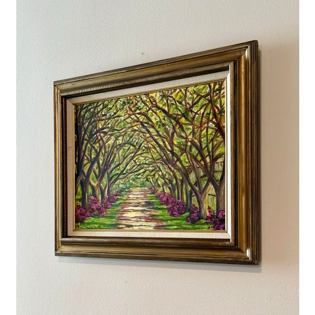 Realism Azalea Trail Oil Painting by Jill Pavlas For Sale - Image 3 of 4