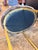 Hollywood Regency Brass Pouf/ Vanity Stool For Sale - Image 4 of 4