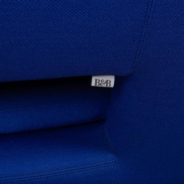 Blue Arne Fabric Corner Sofa by Antonio Citterio for B&B Italia For Sale - Image 8 of 13