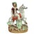 Vintage English Staffordshire Style Equestrian Figure With Zebra-Striped Horse, C. 1920s–40s For Sale