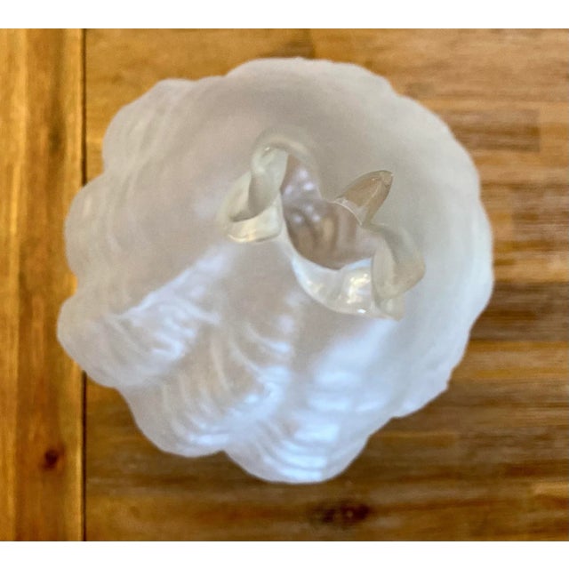 Limited Series Glass Sculpture ‘Circium' in Frost by Nikolas Weinstein, a Frank Gehry Colleague For Sale In New York - Image 6 of 11