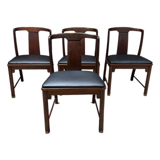 Mid Century Modern Oriental Drexel Dining Chairs Heritage Era For Sale