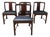Mid Century Modern Oriental Drexel Dining Chairs Heritage Era For Sale