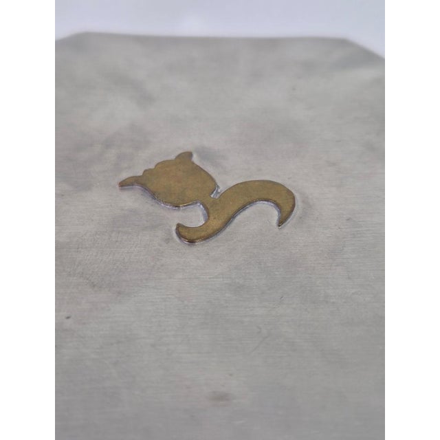 1920s Swedish Pewter Box from CG Hallberg, 1929 For Sale - Image 5 of 12