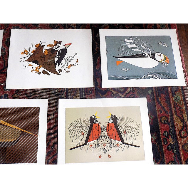 Realism Vintage Charley Harper Modernist Abstracted Bird Lithographs (10.75" X 8.25") - Set of 10 For Sale - Image 3 of 10