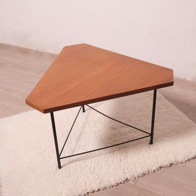 Wood Coffee Table attributed to Gio Ponti for Isa Bergamo, 1950s For Sale - Image 7 of 14