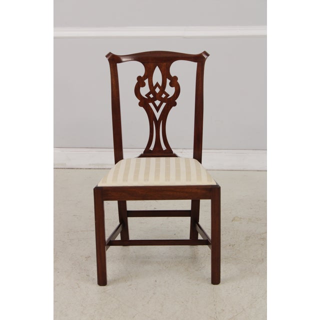 Set of 6 Henkel Harris Mahogany Dining Chairs For Sale - Image 10 of 18