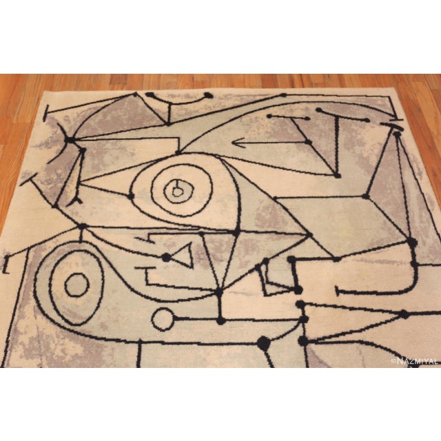 Beige Nazmiyal Collection Vintage Pablo Picasso 'The Kitchen' Rug For Sale - Image 8 of 10
