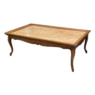Late 20th Century Louis XV Reproduction Coffee Table For Sale