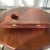 Vintage Wooden Plate Stand With Brass Inlays For Sale - Image 6 of 9