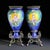 French Vases on Patinated Bronze Bamboo Mounts with Portraits of Henri III from A. Giroux Paris, 1880-1895, Set of 2 For Sale - Image 12 of 12