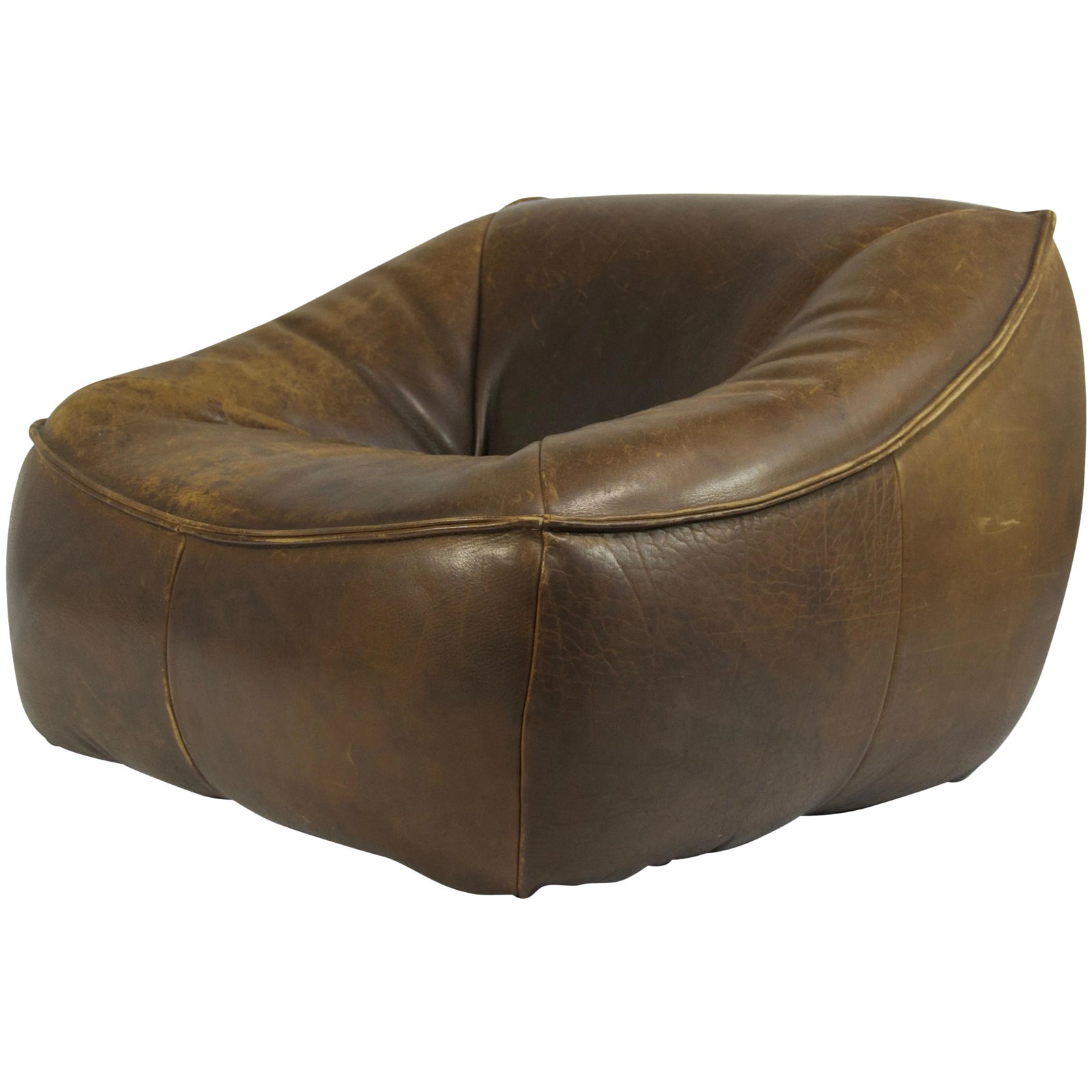 Gerard Van Den Berg Ringo Leather Lounge Chair