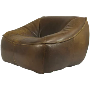 Gerard Van Den Berg Ringo Leather Lounge Chair