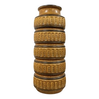 Fat Lava Floor Vase from Scheurich, West Germany, 1970s For Sale