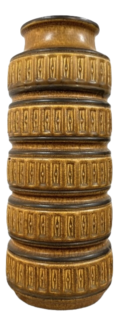 Fat Lava Floor Vase from Scheurich, West Germany, 1970s