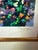 Vintage limited-edition serigraph titled “Montmartre” by artist Alex Perez. This colorful garden scene features lush...