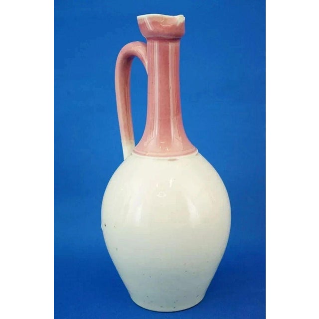 19th Century Art Nouveau Majolica Ceramic Jugs attributed to Sarreguemines or Lunéville, France, Set of 3 For Sale - Image 12 of 18